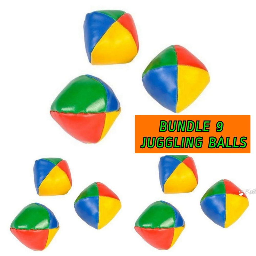 Bundle of 3 packs of Dashing Juggling Balls - Each Pack has 3 Balls